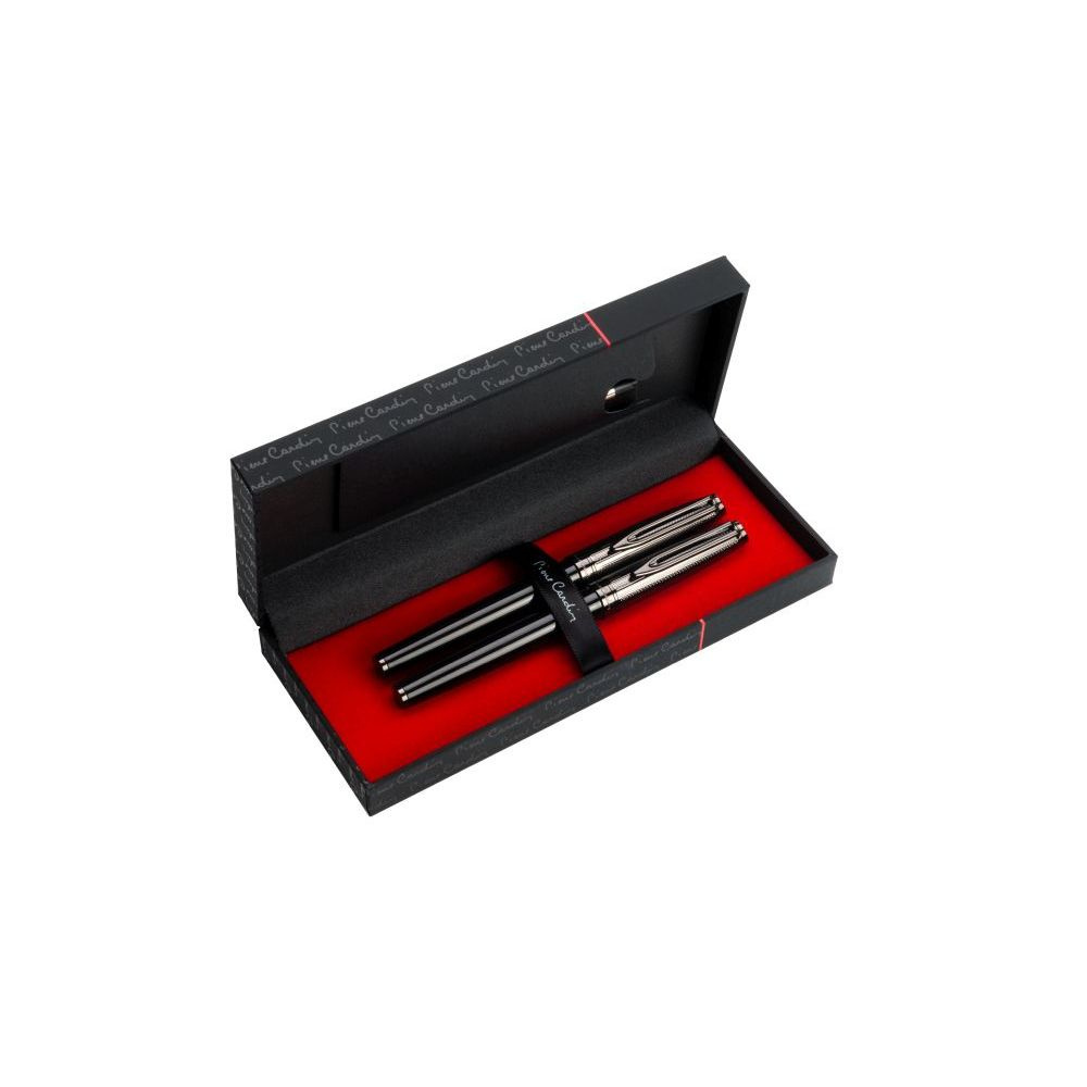Logo trade promotional products picture of: Writing set rollerball pen and fountain pen ODETTE Pierre Cardin
