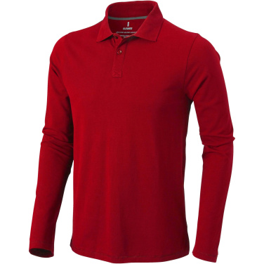 Logotrade promotional gift image of: Oakville long sleeve men's polo