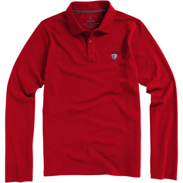 Logo trade promotional item photo of: Oakville long sleeve men's polo