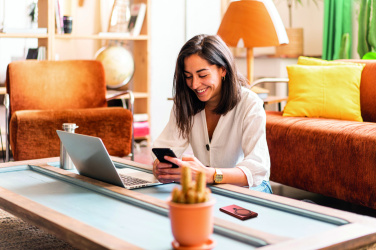 Logo trade promotional giveaways picture of: Wireless charger power bank