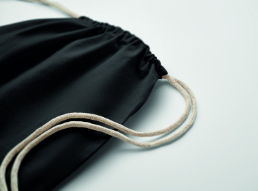 Logotrade business gift image of: Drawstring bag Fairtrade 180gr