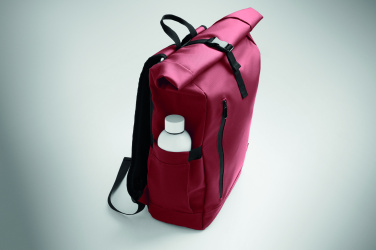 Logo trade advertising products picture of: Rolltop laptop rucksack 600D