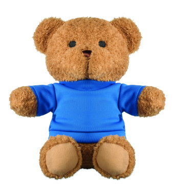 Logo trade promotional item photo of: Teddy bear with t-shirt 23 cm