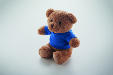 Logo trade promotional merchandise image of: Teddy bear with t-shirt 23 cm