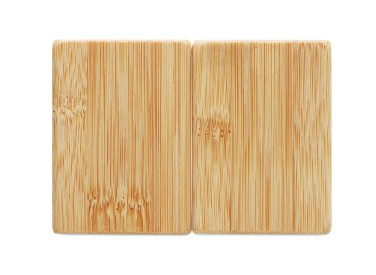 Logotrade promotional gifts photo of: Bamboo salt & pepper set