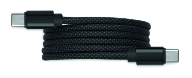 Logo trade business gift photo of: Braided magnetic cable in RPET