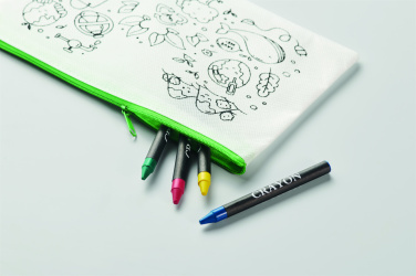 Logotrade promotional item picture of: Pencil case with 4 crayons