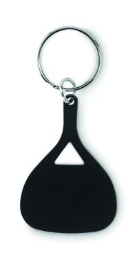 Logo trade advertising products picture of: Aluminium key ring