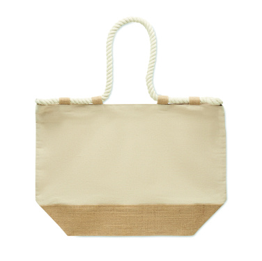 Logo trade corporate gift photo of: Canvas beach bag
