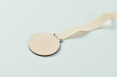 Logo trade promotional item photo of: Wooden medal