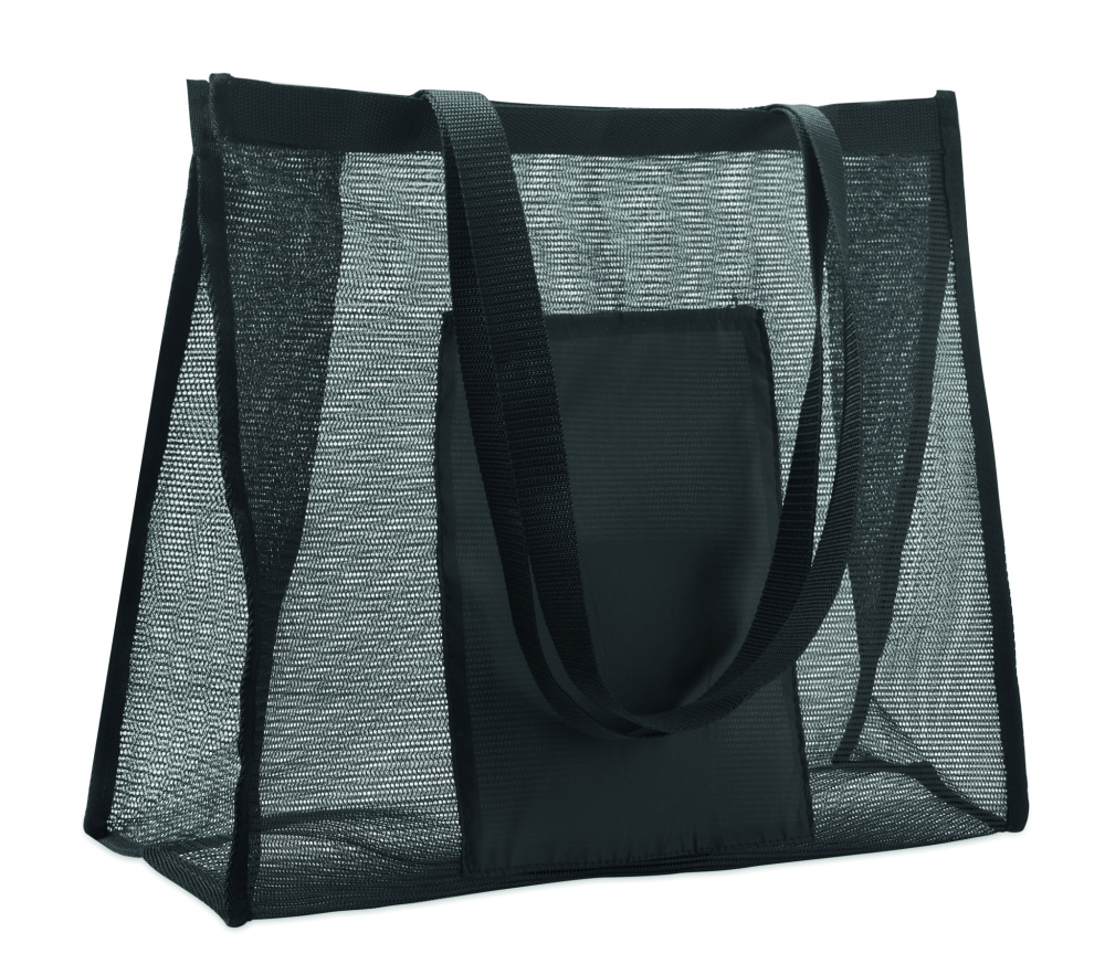 Logo trade promotional merchandise photo of: RPET mesh shopping bag