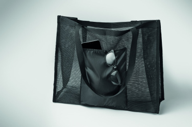Logo trade advertising products image of: RPET mesh shopping bag
