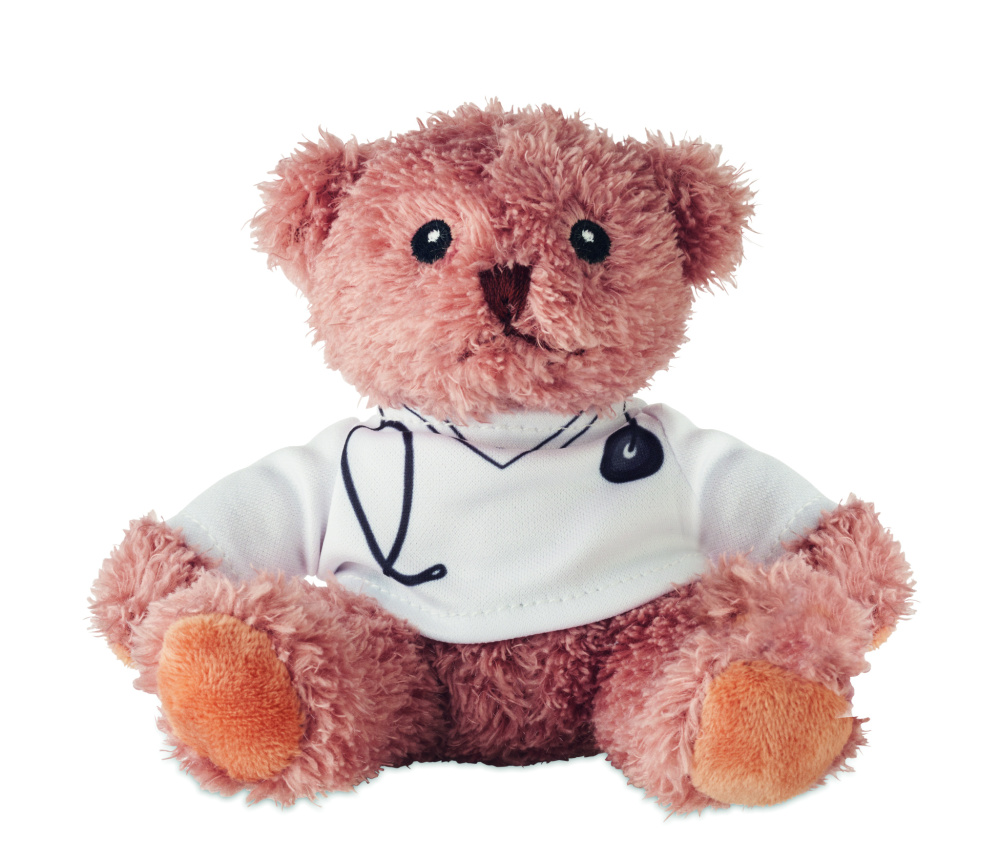 Logo trade promotional gifts image of: Teddy bear plush doctor