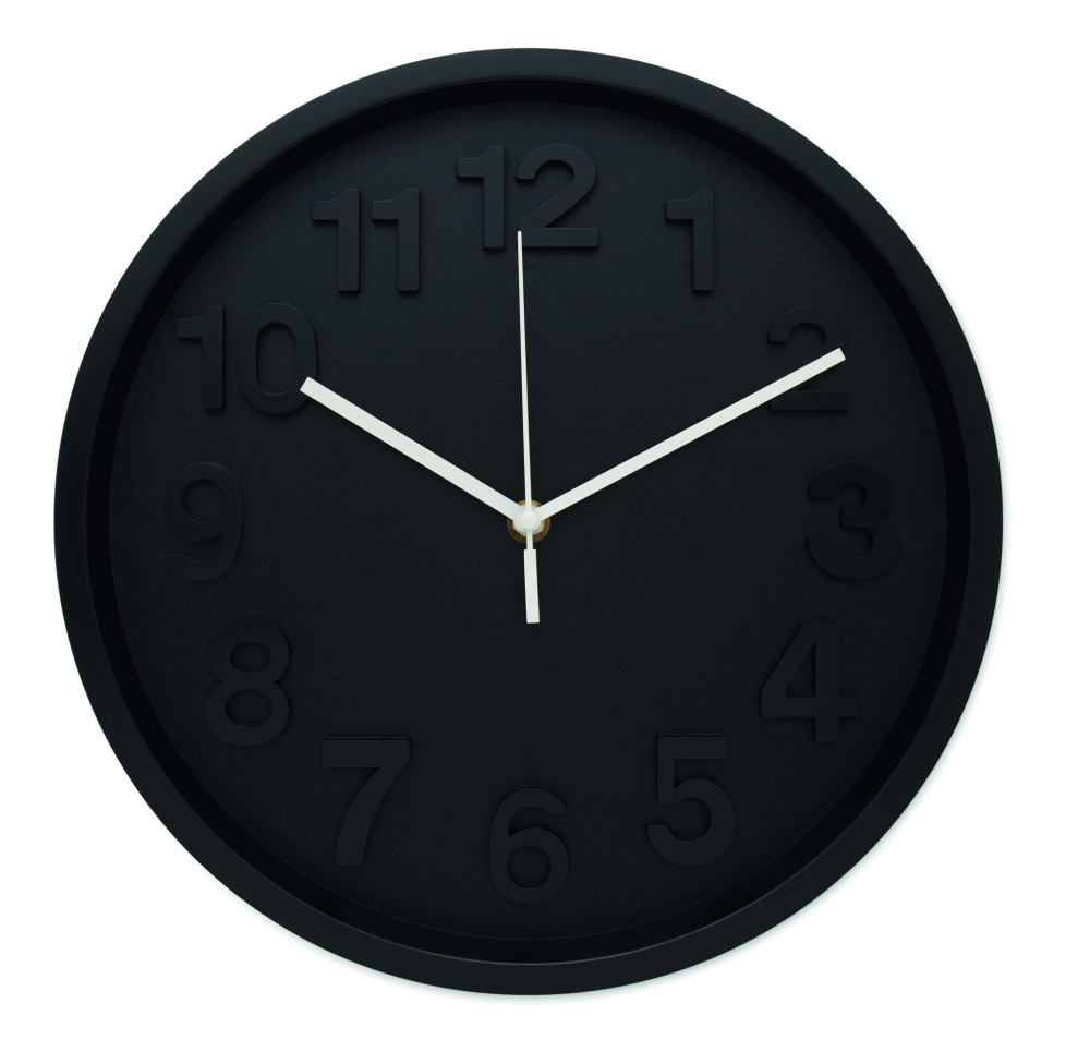 Logo trade promotional merchandise picture of: Wall clock in PP