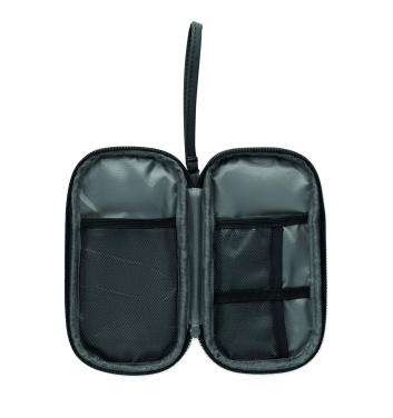 Logotrade business gift image of: Tech organiser pouch 600D RPET