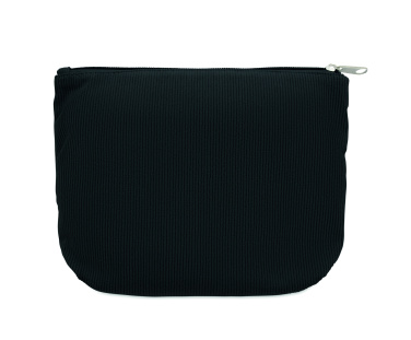 Logo trade promotional item photo of: Corduroy cosmetic bag