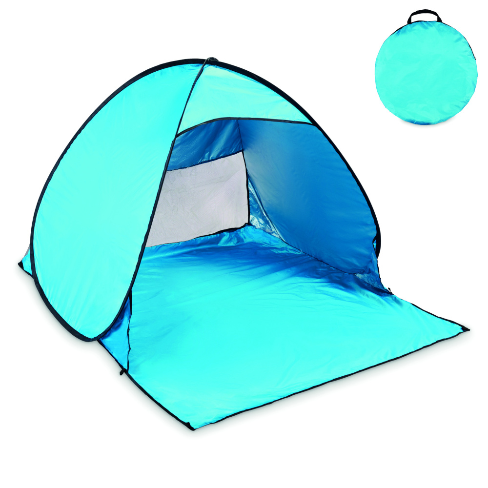 Logo trade corporate gifts image of: Beach tent in 190T polyester