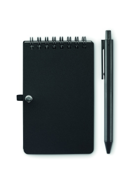 Logo trade promotional gifts image of: Water repellent notepad