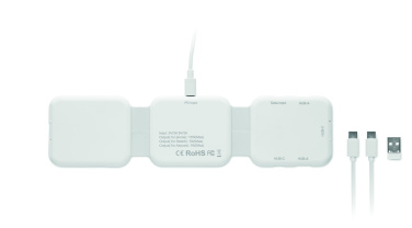 Logo trade corporate gifts picture of: Foldable charging station