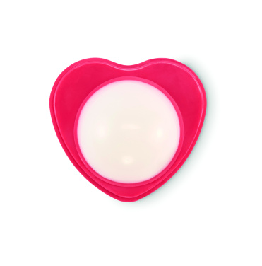 Logo trade promotional items image of: Heart shape vegan lip balm