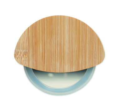 Logo trade promotional products picture of: Round bamboo pizza cutter