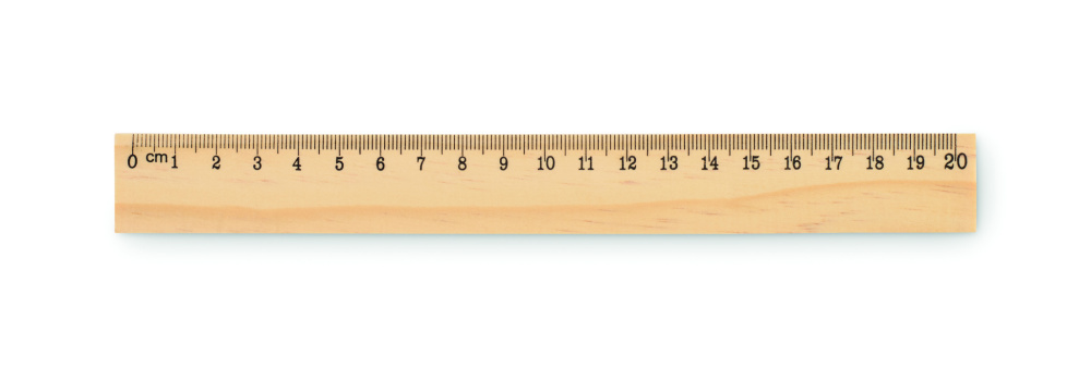 Logotrade corporate gifts photo of: Wooden ruler 20cm