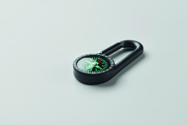 Logotrade business gift image of: Outdoor compass with carabiner