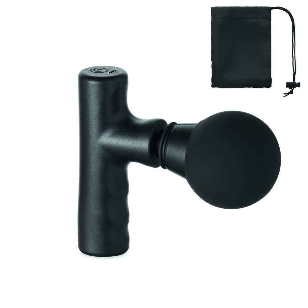 Logo trade promotional products image of: Massage gun in ABS