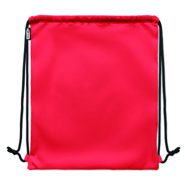 Logotrade promotional merchandise photo of: Large drawstring bag 300D RPET
