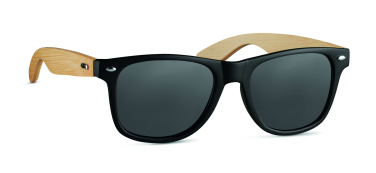 Logo trade promotional giveaway photo of: Sunglasses with bamboo arms RAKVERE