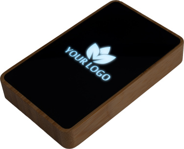 Logotrade business gift image of: Power Bank 5000 mAh with illuminated logo