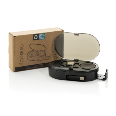 Logotrade corporate gift image of: Chargevix RCS rplastic Multi-functional 60W charging set