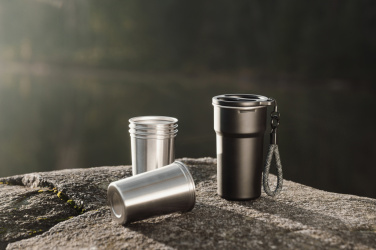 Logo trade promotional product photo of: VINGA Parks RCS SS cup, 4 pcs, 250 ML