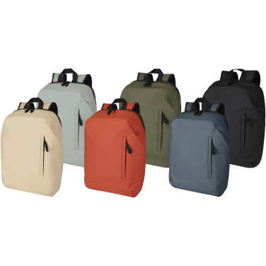 Logo trade promotional products picture of: Resi Plus 15" GRS recycled anti-theft backpack 18L