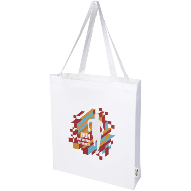 Logo trade advertising products image of: Odisha 180 g/m² OCS organic full gusset tote bag 14L