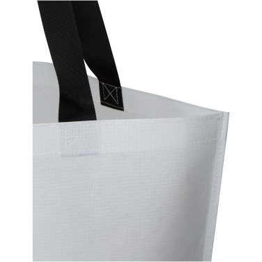 Logo trade promotional gifts image of: Duo GRS recycled double-laminated oversized tote bag 30L