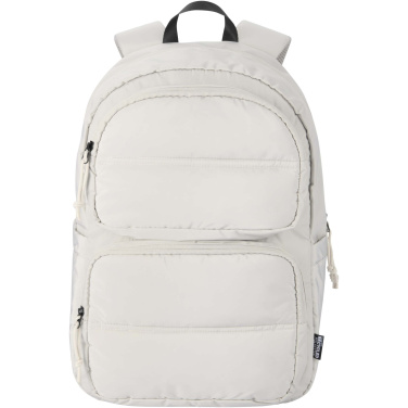 Logotrade promotional merchandise picture of: Puffer 15.6" GRS recycled laptop backpack 18L