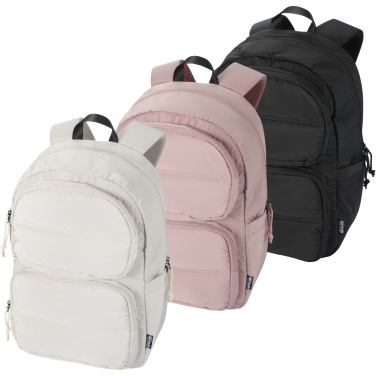 Logo trade corporate gifts image of: Puffer 15.6" GRS recycled laptop backpack 18L