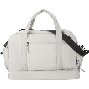 Logotrade promotional gifts photo of: Puffer GRS recycled duffel bag with insulated bottom 30L