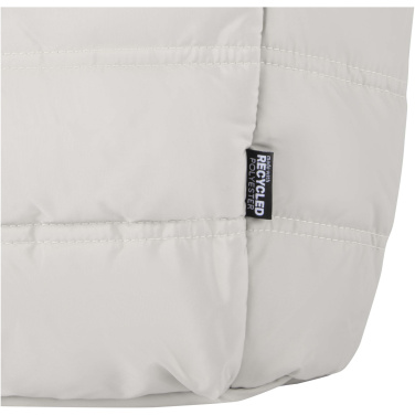 Logo trade promotional merchandise photo of: Puffer 15.6" GRS recycled laptop tote bag 18L