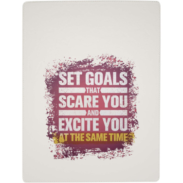 Logo trade corporate gifts picture of: Clast A4 clipboard with magnetic closure and RCS recycled ballpoint pen (black ink)