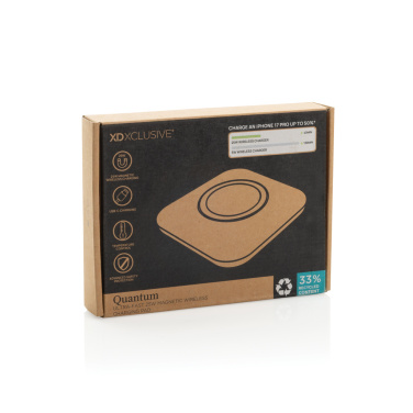 Logo trade promotional giveaways image of: Quantum ultra-fast 25W magnetic wireless charging pad