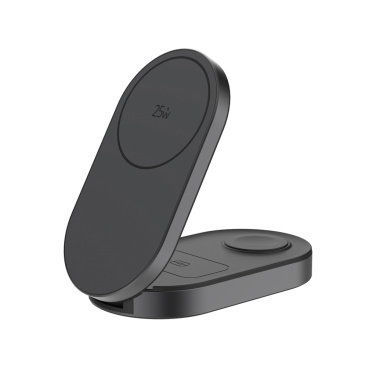 Logo trade advertising products image of: Quantum ultra-fast 3-in-1 25W Foldable Wireless Charger