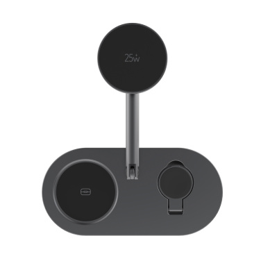 Logo trade promotional gifts picture of: Quantum RCS ultra-fast 25W Magnetic desk wireless Charger