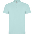 Star short sleeve men's polo, Mint green