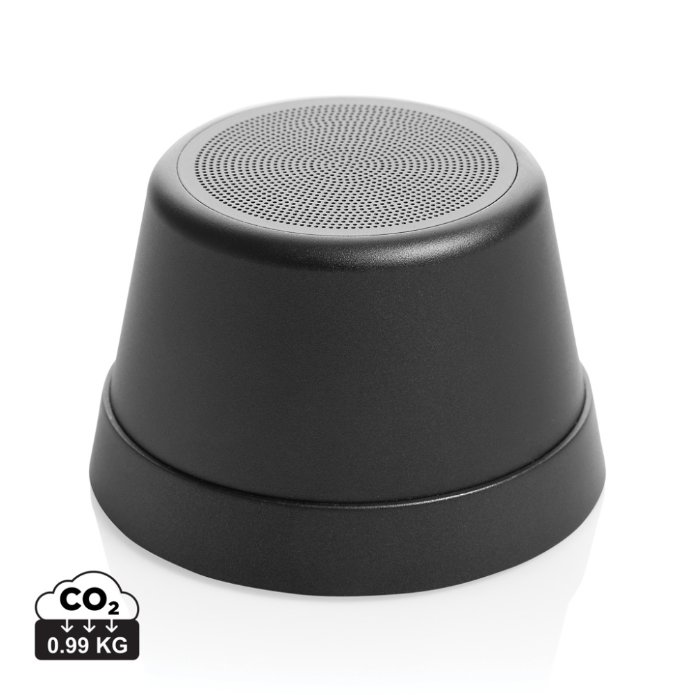 Logo trade corporate gifts picture of: Nivio RCS recycled aluminum magnetic 5W Speaker