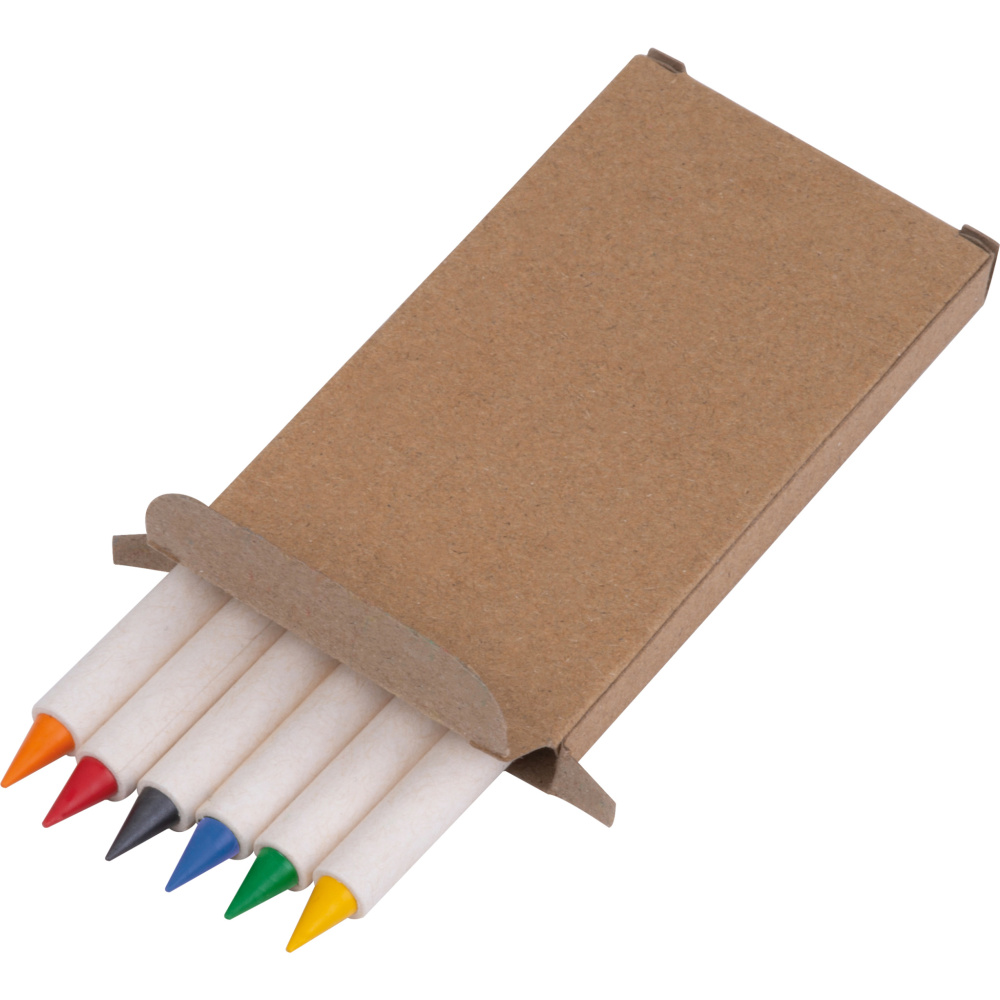 Logo trade advertising products image of: Infinity Set of Wax Crayons KINGSTON