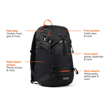 Logotrade advertising products photo of: Nordic Drift Trail RCS backpack 24L