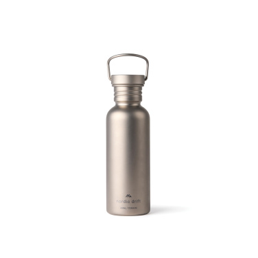 Logo trade advertising products picture of: Nordic Drift Trail Ultra Light Titanium 600ml Water Bottle
