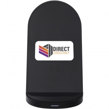 Logotrade firmakingid pilt: Loop 15W kahe mähisega RCS taaskasutatud plastist juhtmevaba laadimisalus